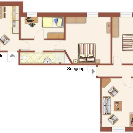 Seeseite Apartman *